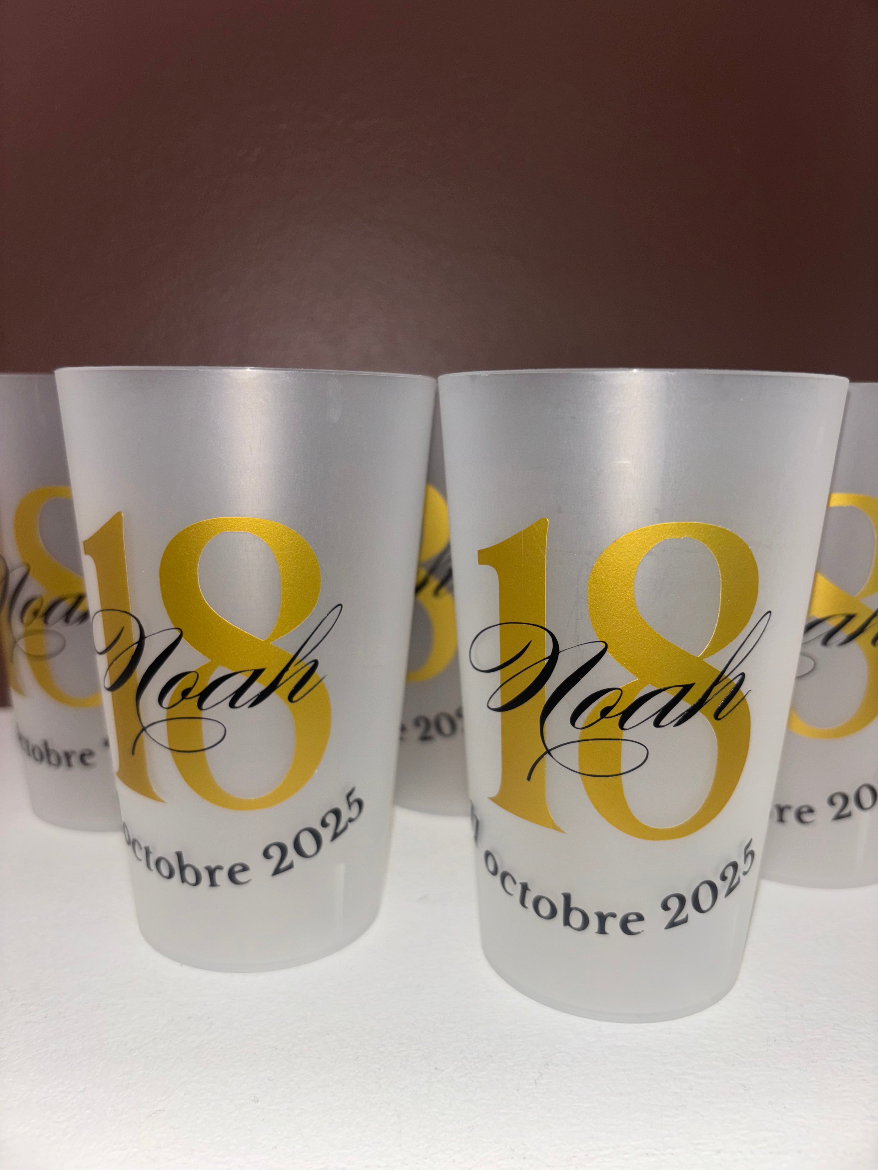 Gobelets réutilisables personnalisables – Écocups personnalisables